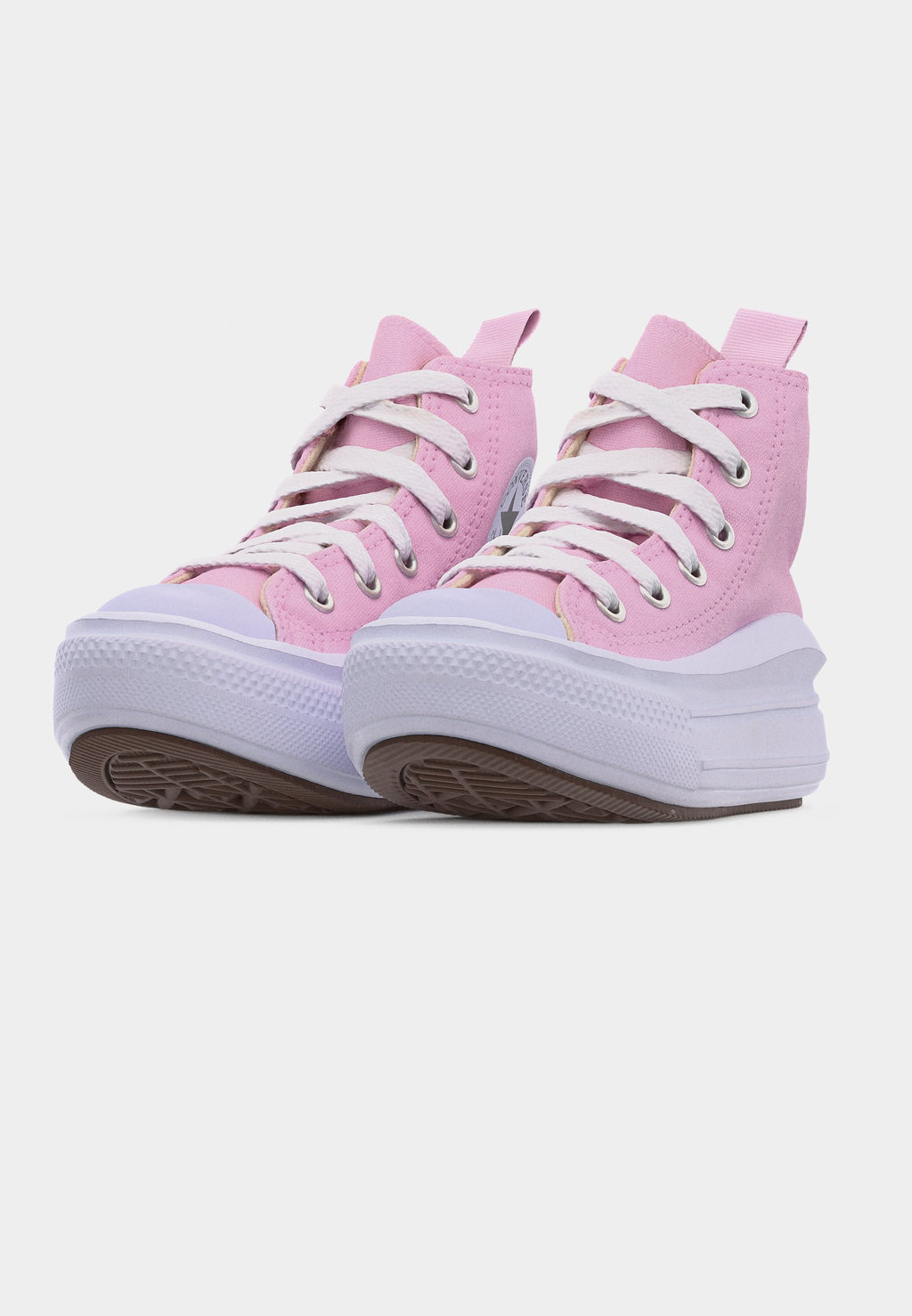 CHUCK TAYLOR ALL STAR MOVE PLATFORM UNISEX - High-top trainers - new found bloom/white/black