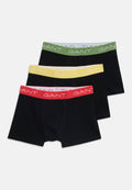 3 PACK CONTRAST - Boxer briefs - black