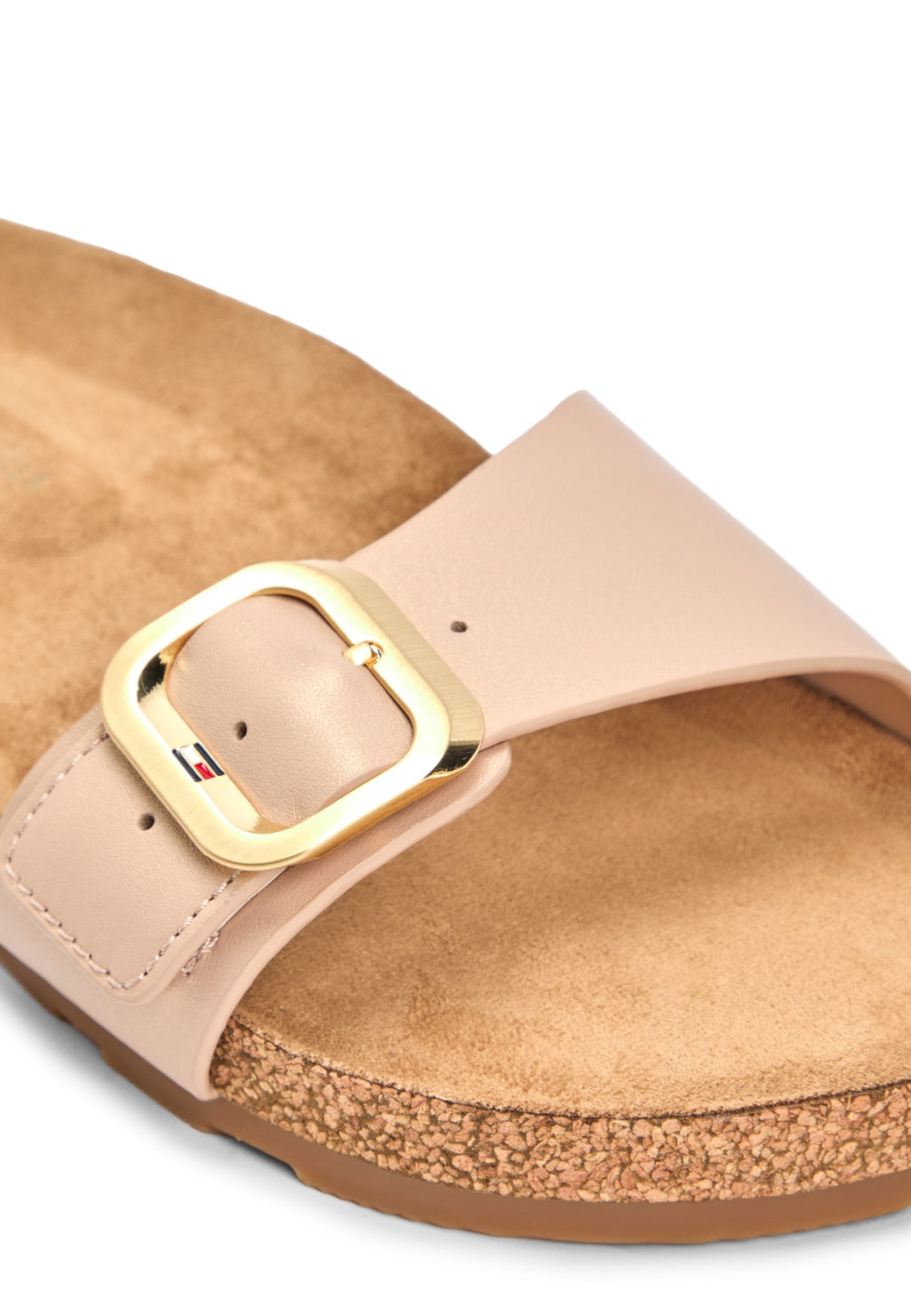 CORK FOOTBED SLIP-ON SANDALS - Pool slides - misty blush