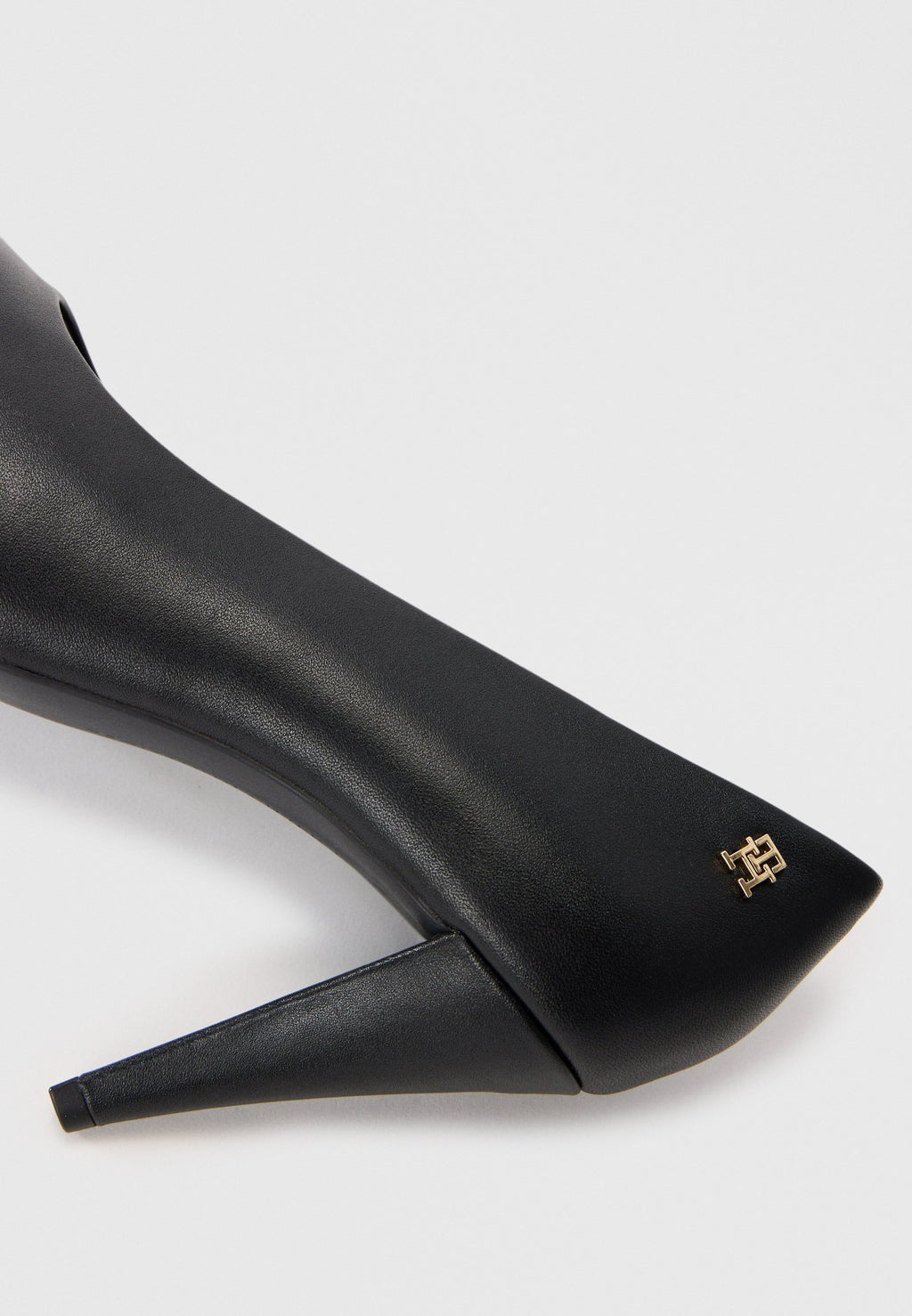 TALONS AIGUILLES EN CUIR AVEC MONOGRAMME TH - Talons classiques - noir