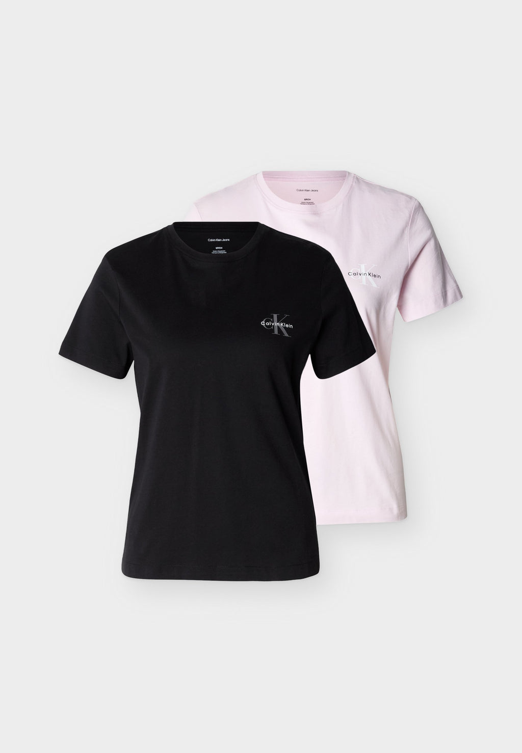 MONOLOGO TEE 2 PACK - Basic T-shirt - cradle pink/black