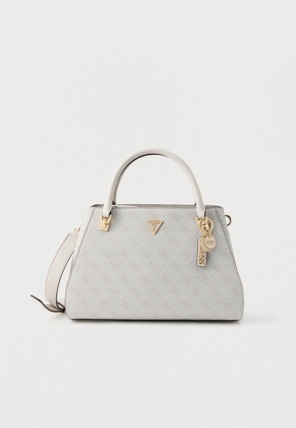NOELLE LUXURY SATCHEL - Handbag - bone