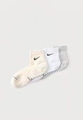 UNISEX 3 PACK - Sports socks - white/beige/multi-coloured