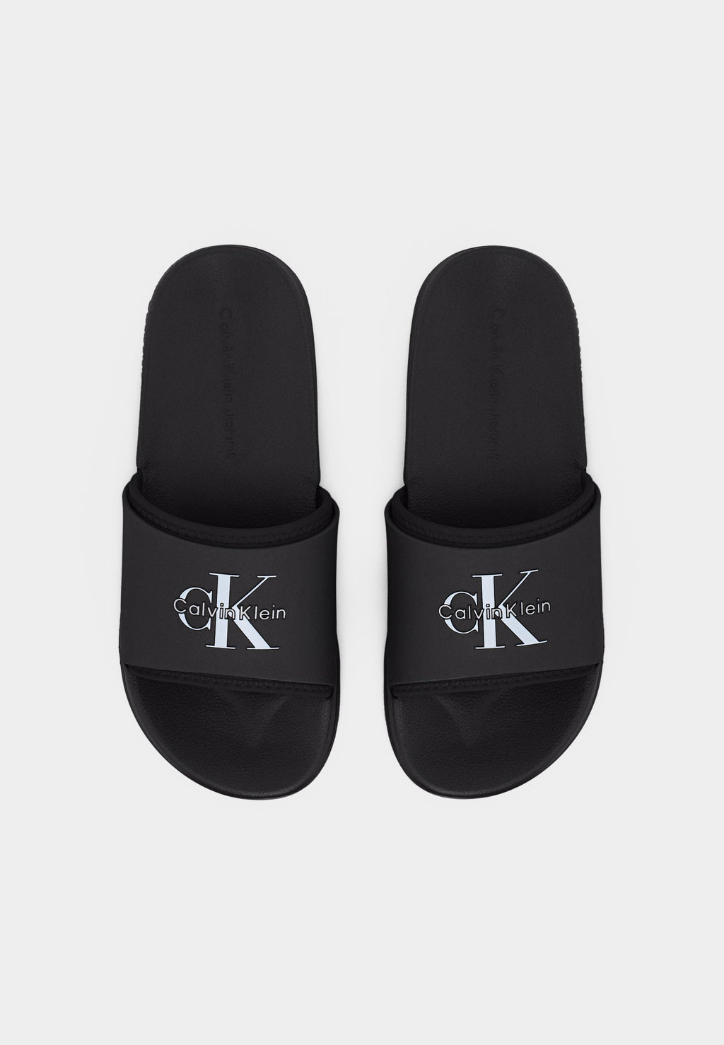 ESS SLIDE - Mules - black/bright white