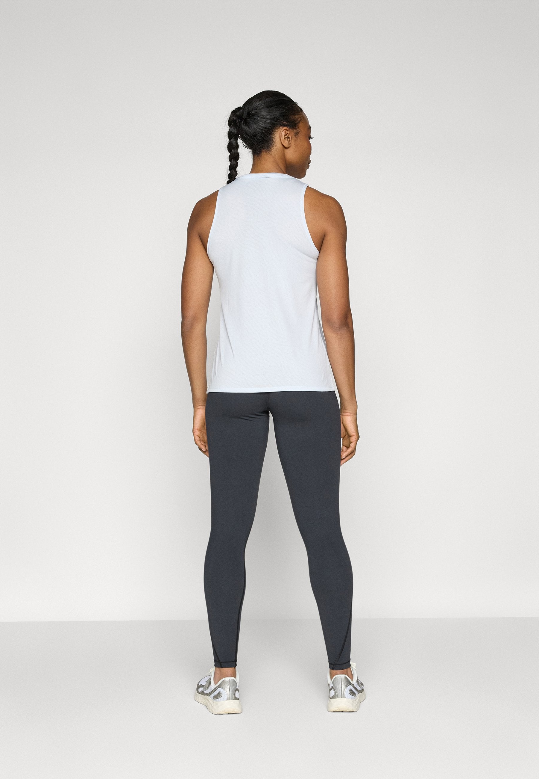 SLEEK HIGH RISE LEGGING - Running tights - black