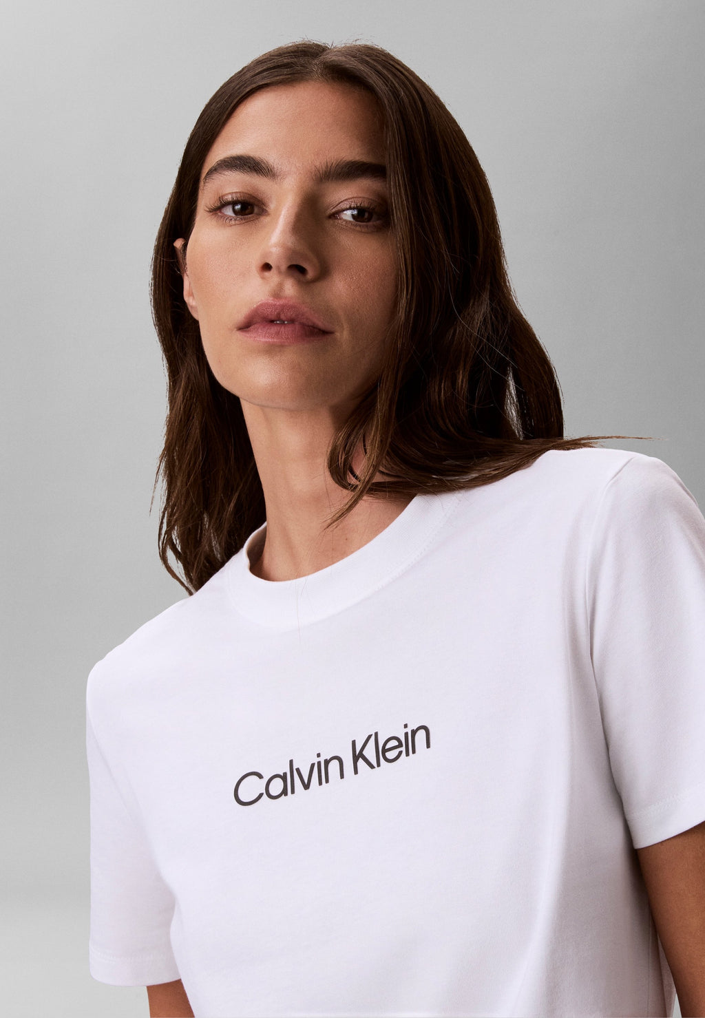 CLASSIC STANDARD LOGO TEE - Print T-shirt - bright white