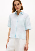 Button-down blouse - keepsake blue