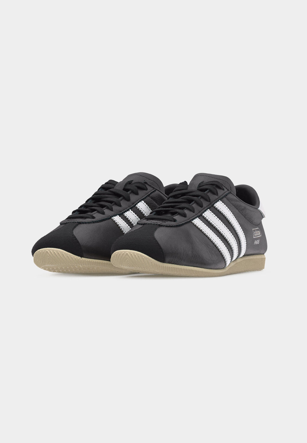 PARIS - Trainers - core black/silver-coloured metallic/cream white