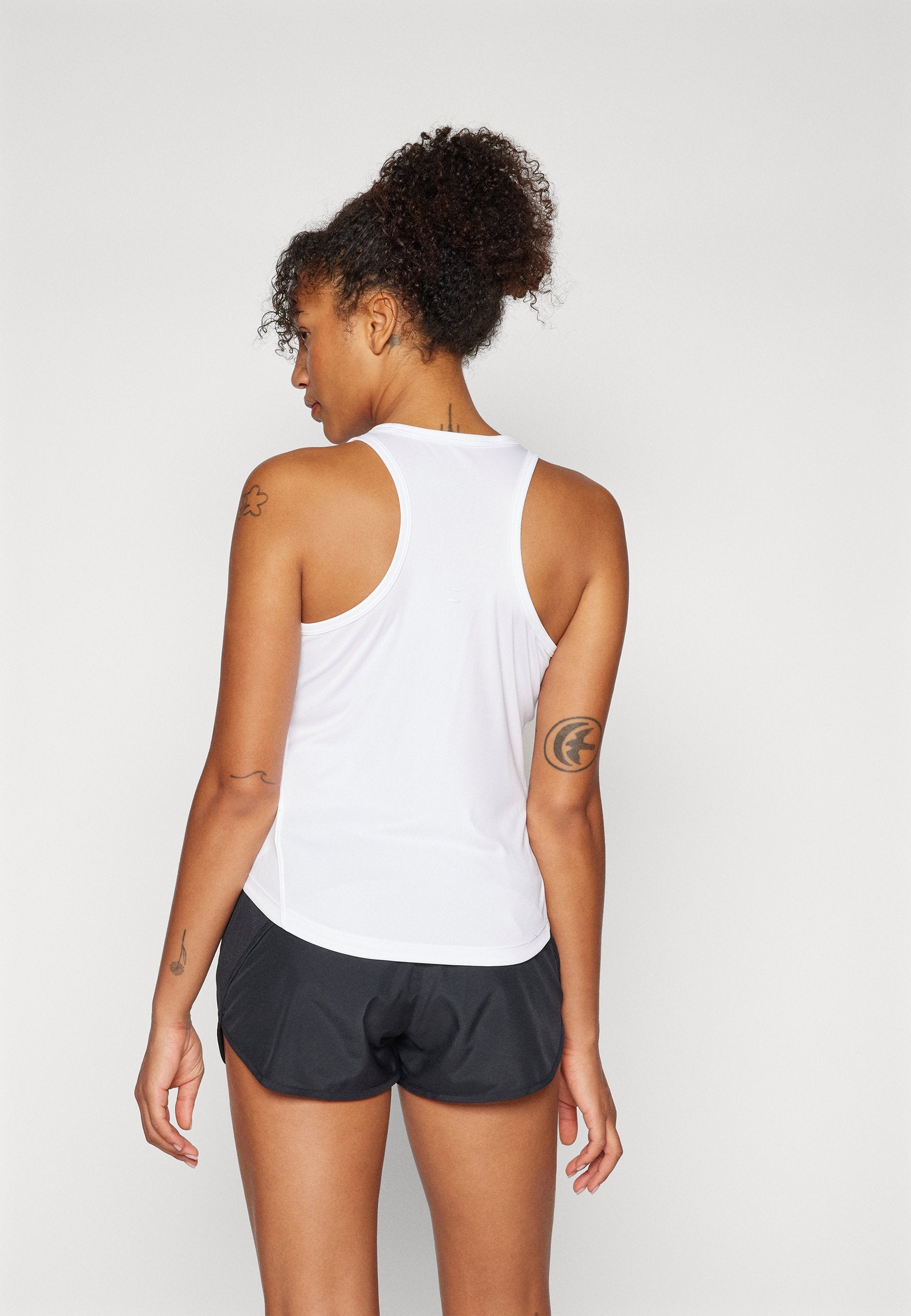 TEMPO TANK - Top - white/reflective silver-colored