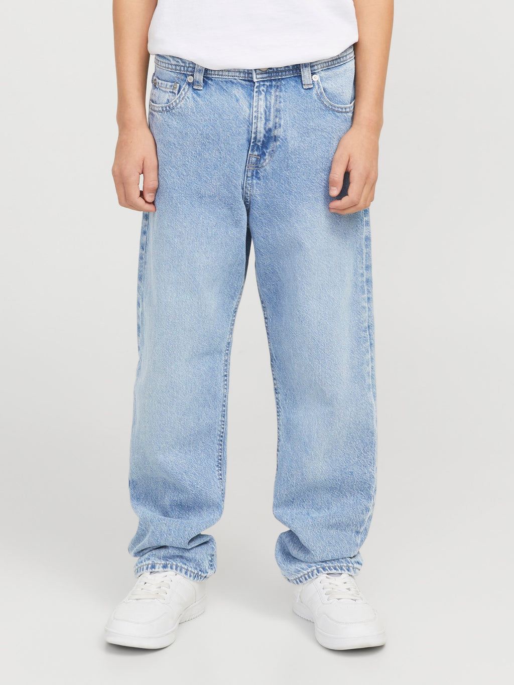 Relaxed Fit JJICHRIS JJORIGINAL SQ 855 NOOS JNR Junior - Jean droit - denim bleu
