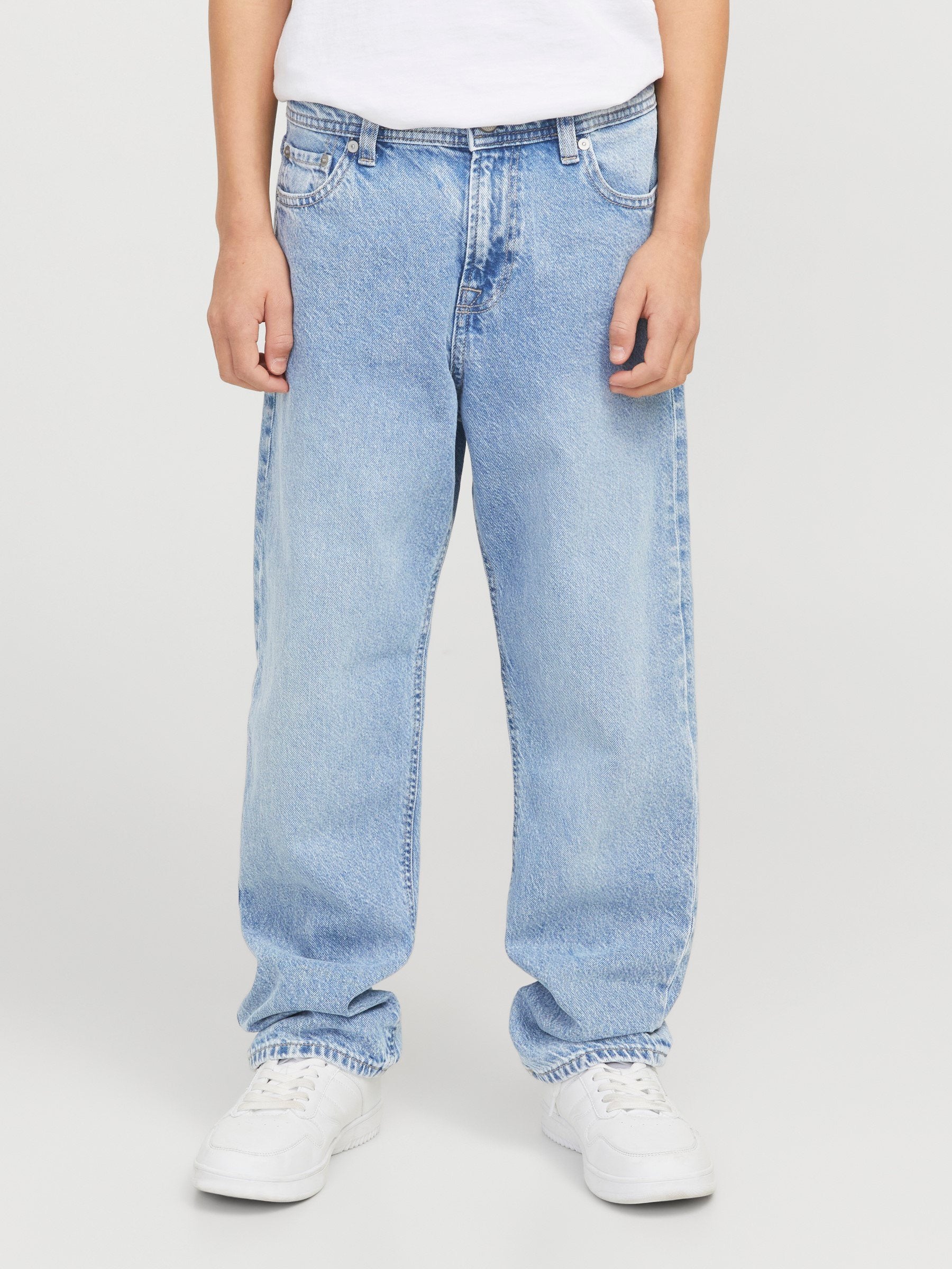 Relaxed Fit JJICHRIS JJORIGINAL SQ 855 NOOS JNR Junior - Jean droit - denim bleu