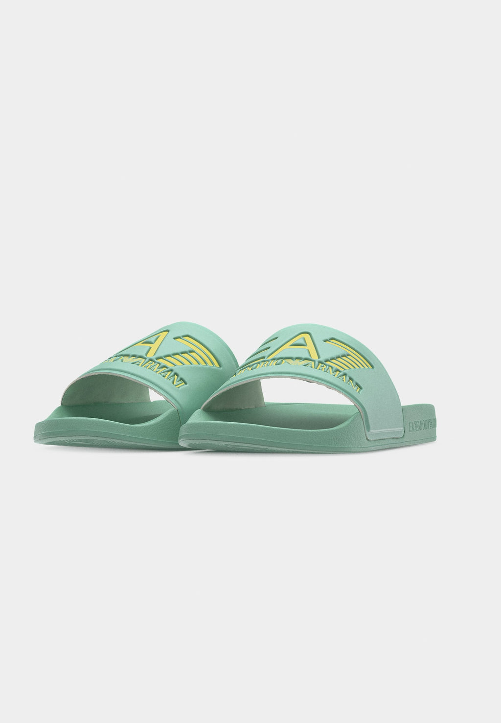 VISIBILITY SLIPPER UNISEX - Mules - mist green/yellow iris