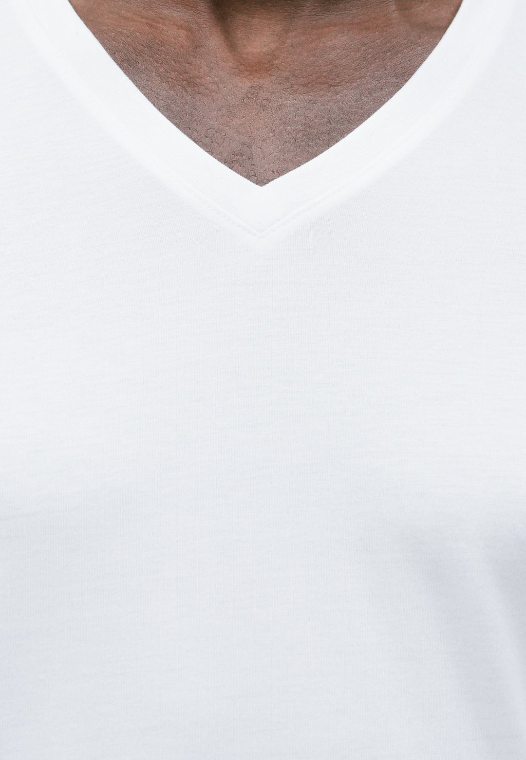 VLINE T-SHIRT SLIM FIT - Basic T-shirt - white