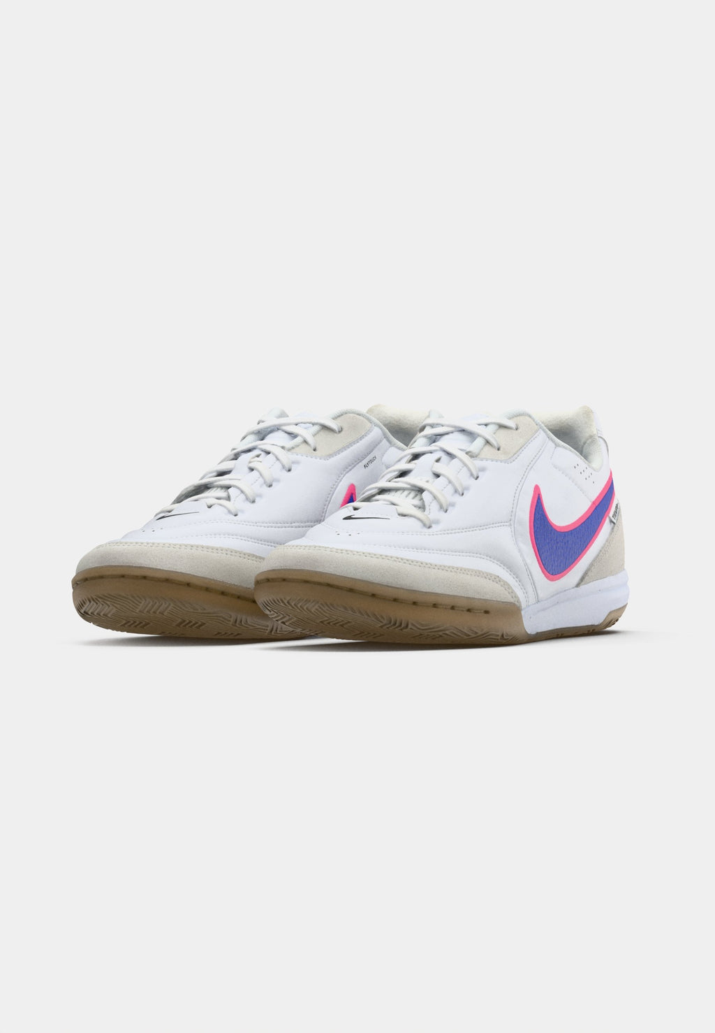 TIEMPO STREETGATO IC UNISEX - Indoor football boots - white/racer blue/pink blast