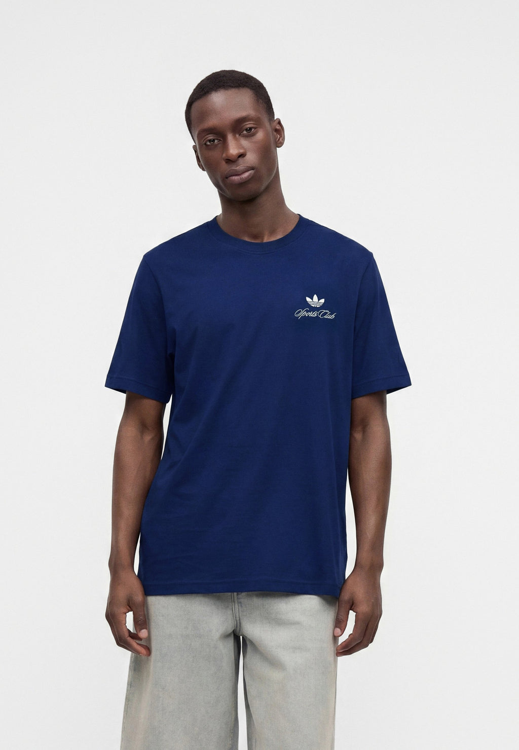 SPORTCLUB LOOSE TEE UNISEX - Print T-shirt - dark blue