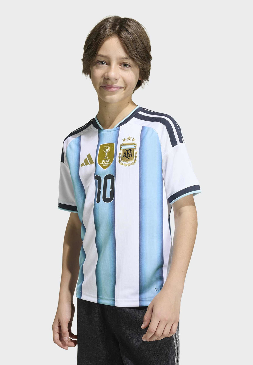 ARGENTINA 26 HOME MESSI - National team wear - white icey blue light blue