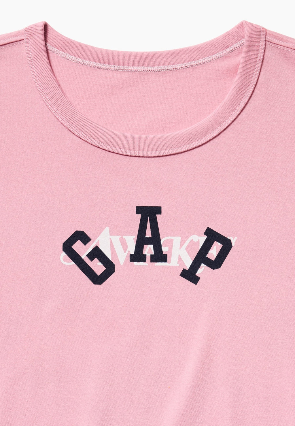 GAP AWAKE NY KUTU KESİM TİŞÖRT UNISEX - Baskılı tişört - new rose crystal