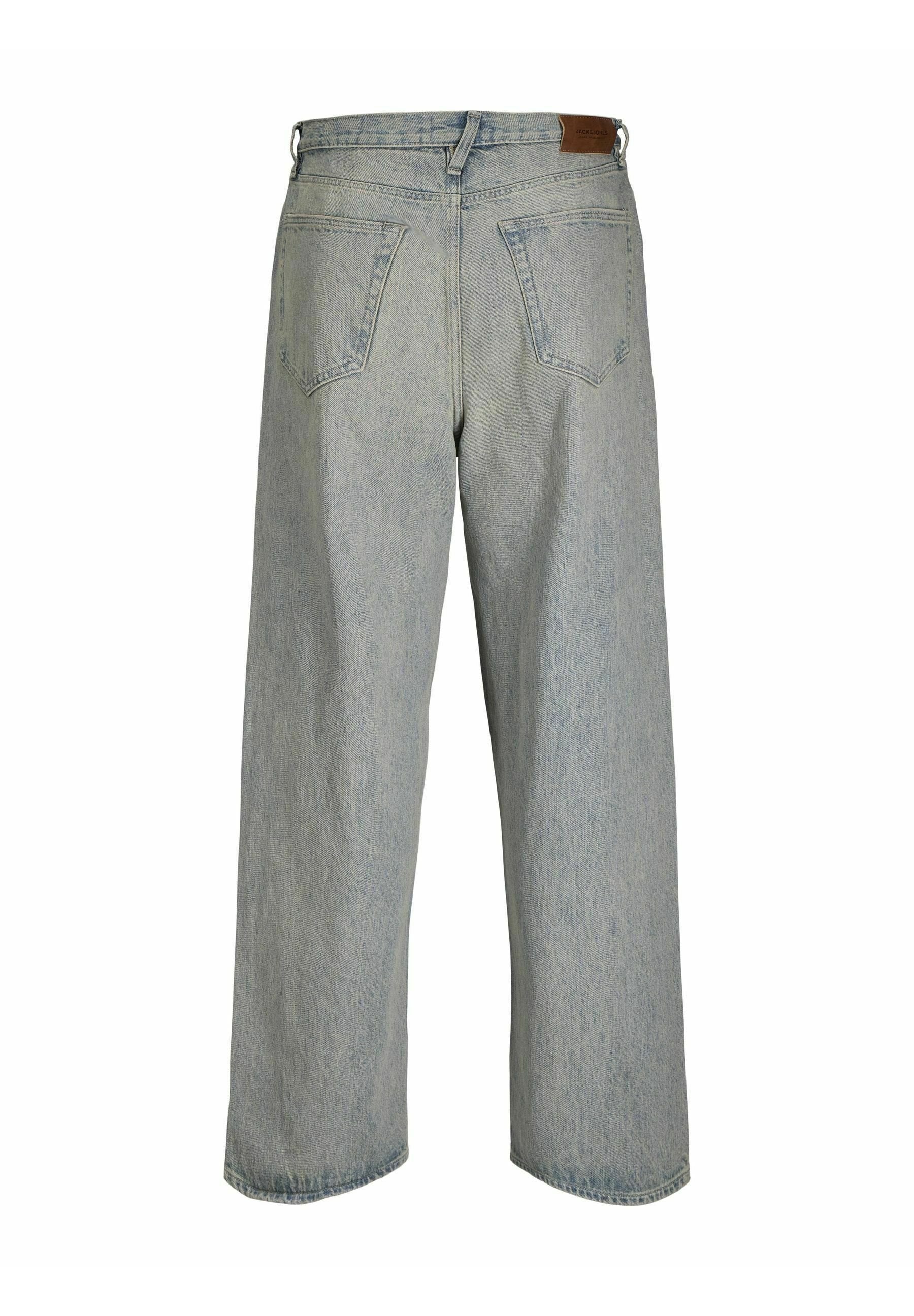 Wide fit JJIDAVE JJCOOPER AM 888 NOOS - Baggy Jeans - blue denim