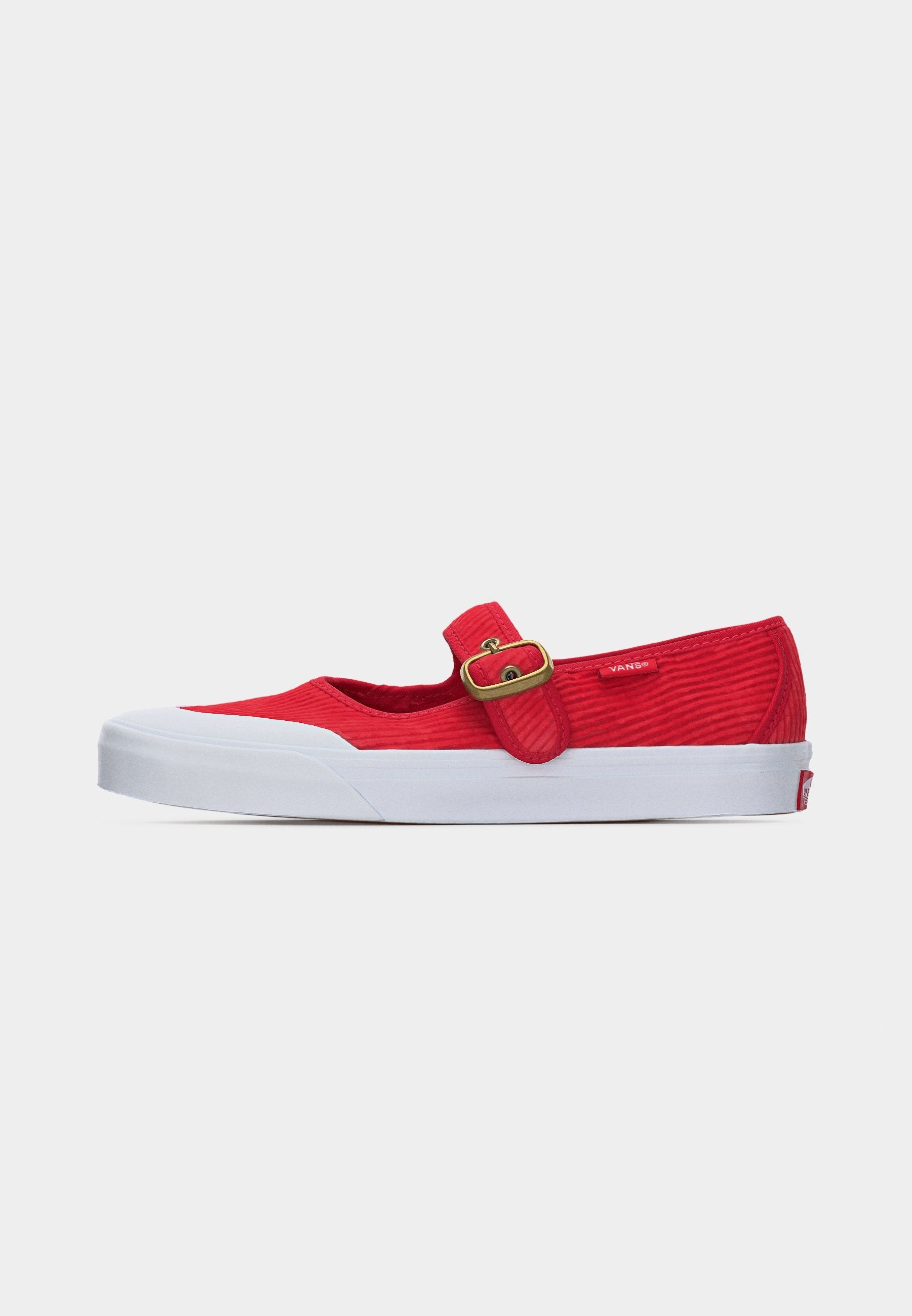 MARY JANE - Ankle strap ballet pumps - crimson haze