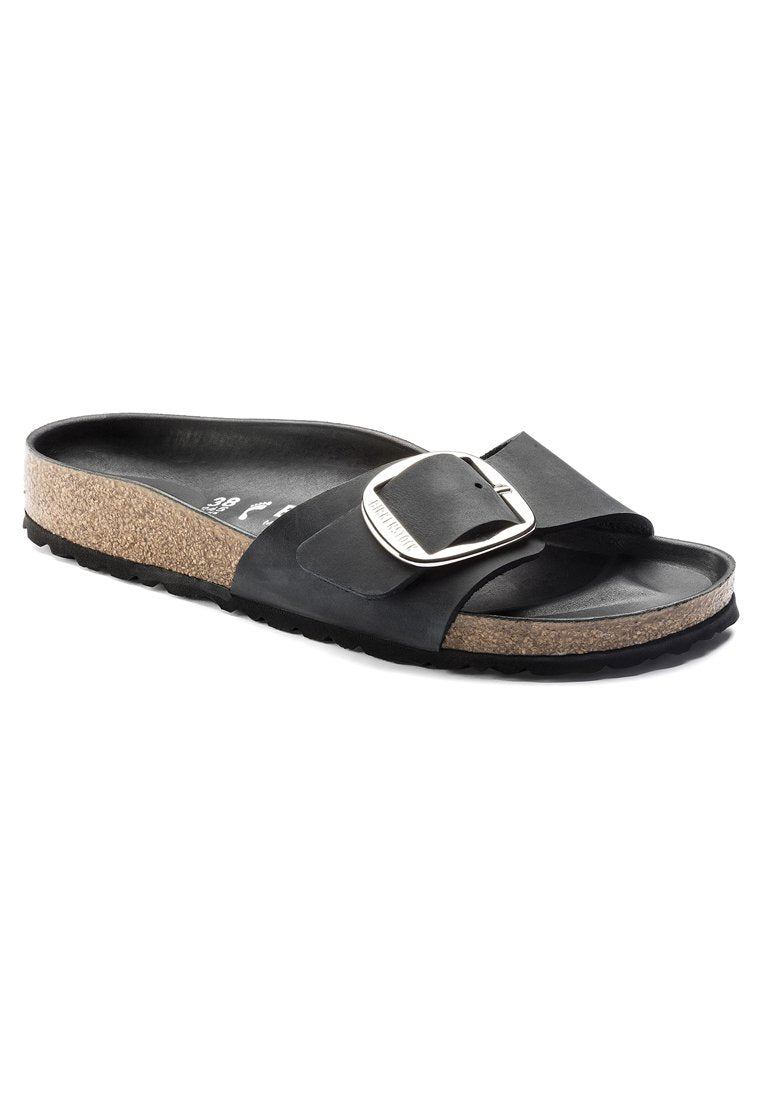 MADRID BIG BUCKLE REGULAR - صنادل - أسود