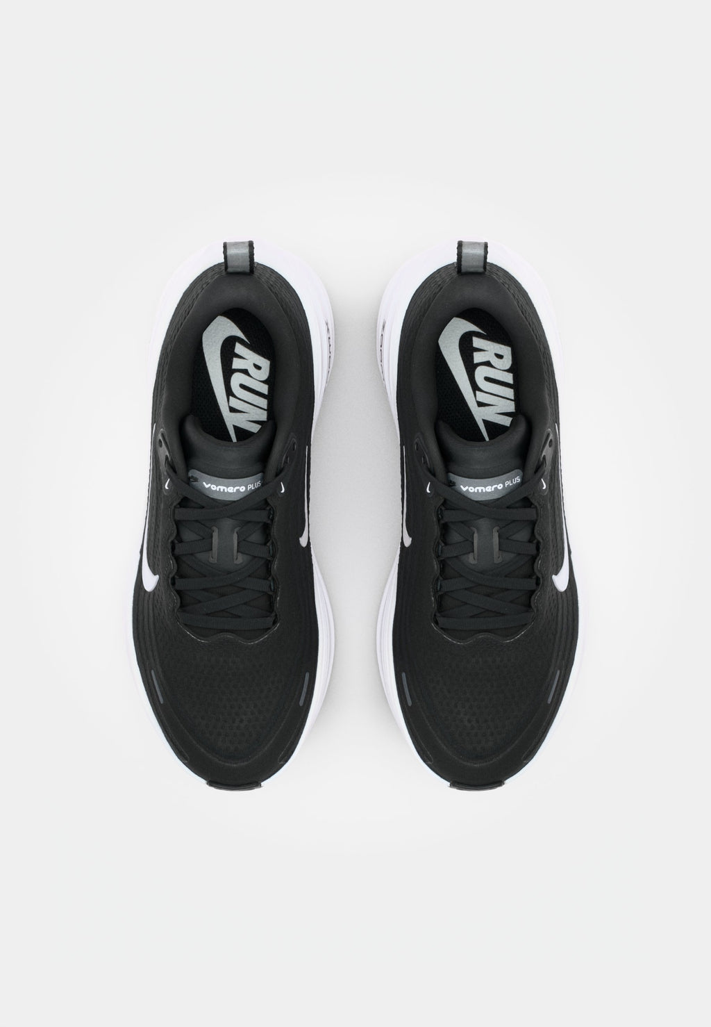 VOMERO PLUS - Road running shoes - black/white/cool grey/metallic dark grey/summit white