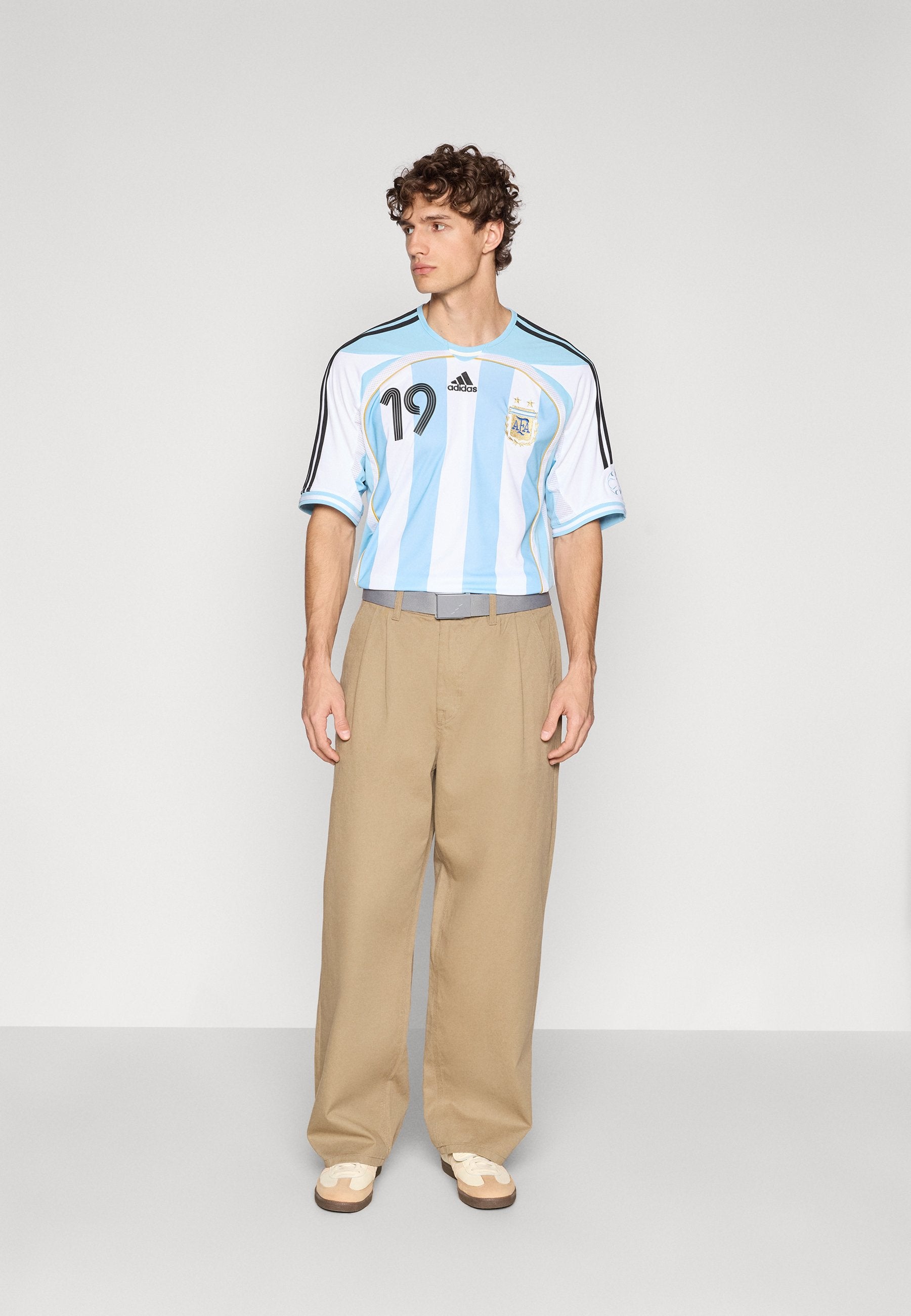 ARGENTINA HOME JERSEY 2006 MESSI - National team wear - white