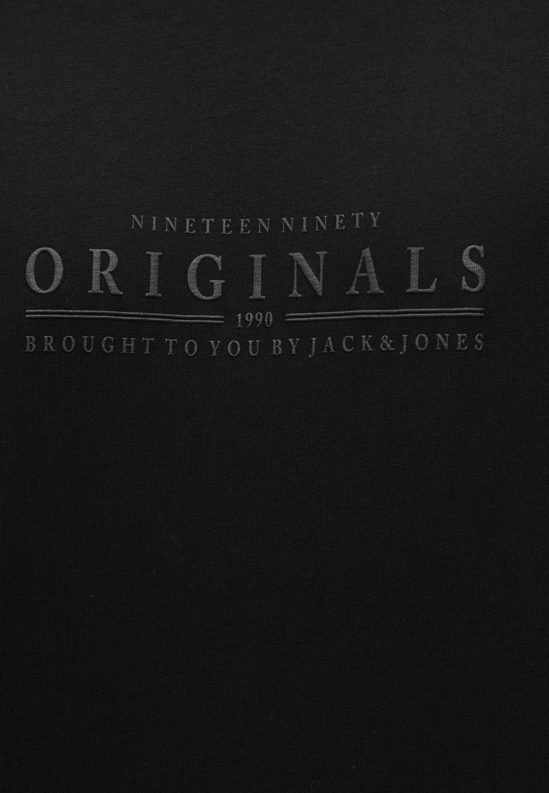 JORCATSKILLS MINIMAL TEE CREW NECK - Basic T-shirt - black