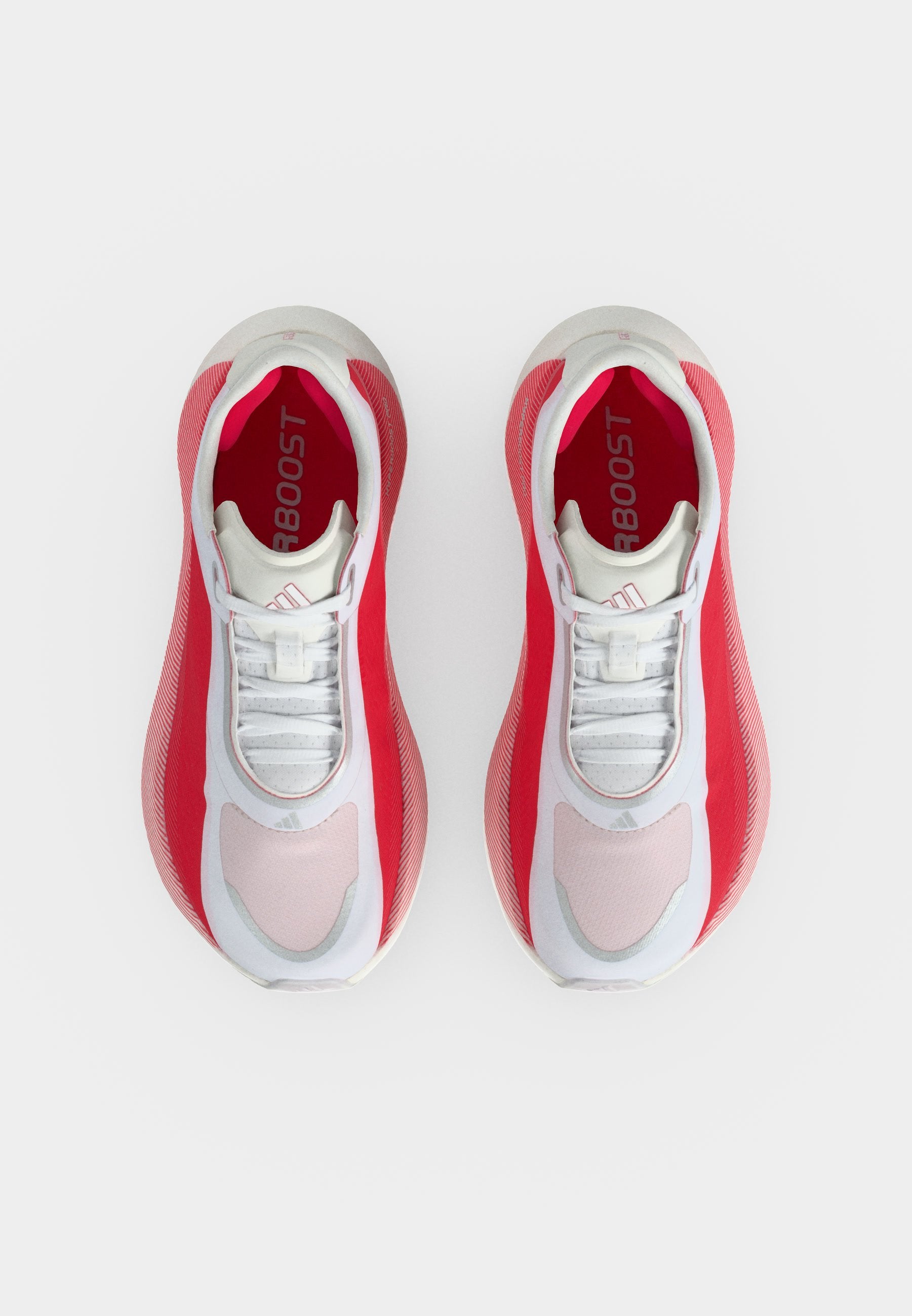 HYPERBOOST EDGE - Road running shoes - cloud white/pure ruby/metallic