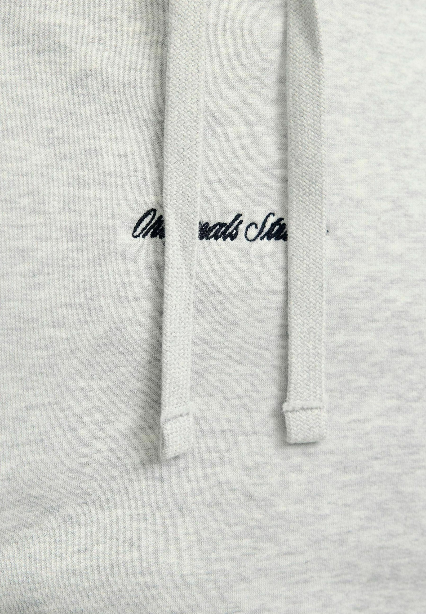 Plus Size - Hoodie - white melange