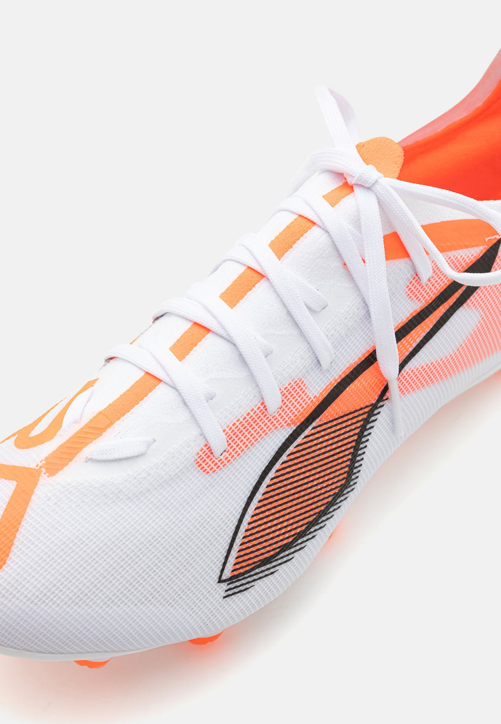 ULTRA 5 MATCH - Firm-ground football boots - white/black/glowing red