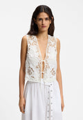 Waistcoat - open white