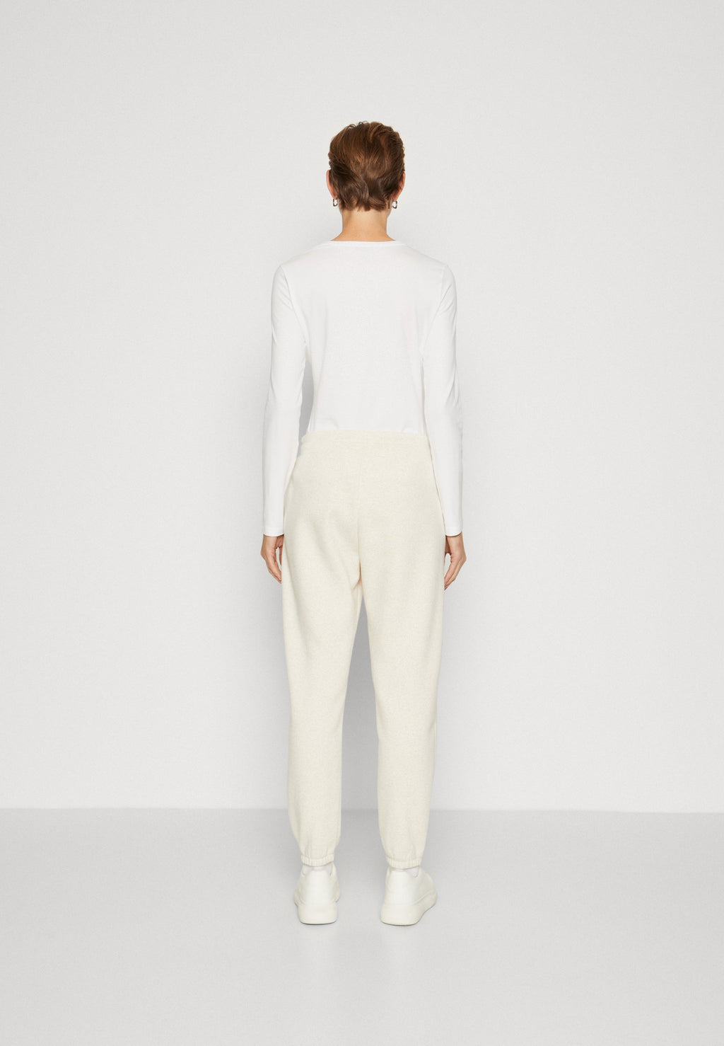 HERITAGE JOGGER - Tracksuit bottoms - oatmeal heather