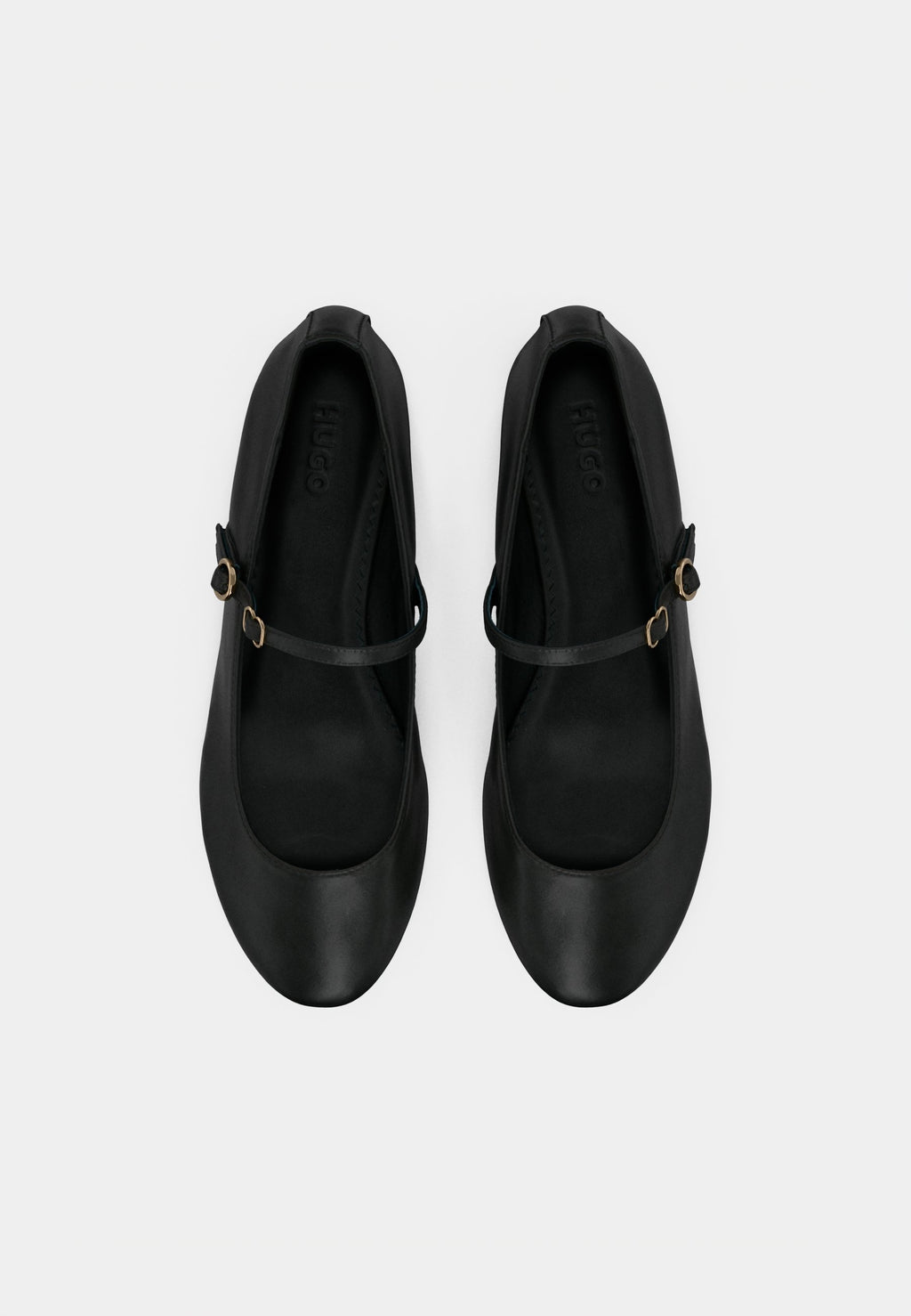 TYLIA - Ankle strap ballet pumps - black