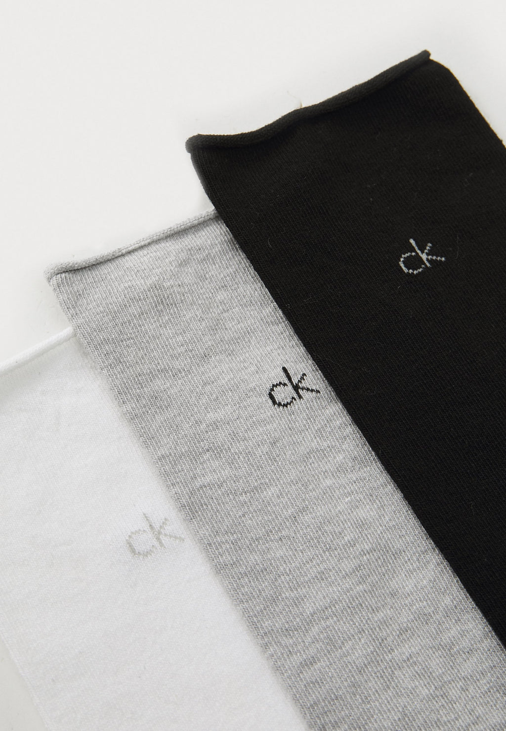 LOT DE 3 PAIRES DE CHAUSSETTES FEMME - Chaussettes - blanc/gris clair chiné/noir