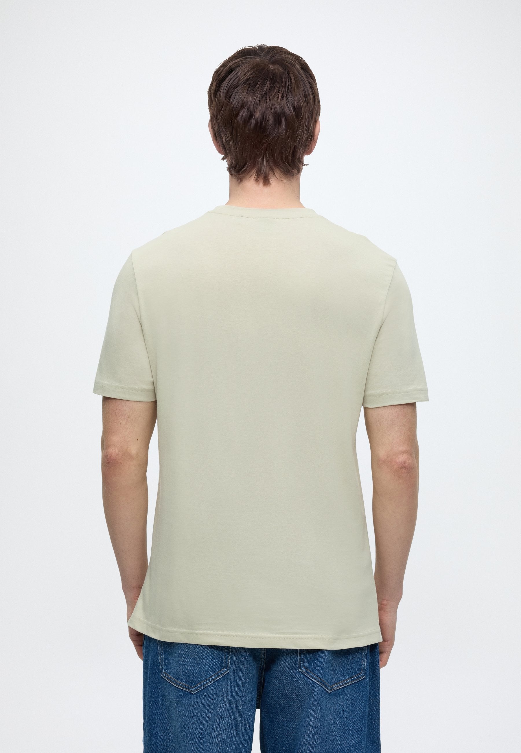 TE LOGO - Print T-shirt - light beige