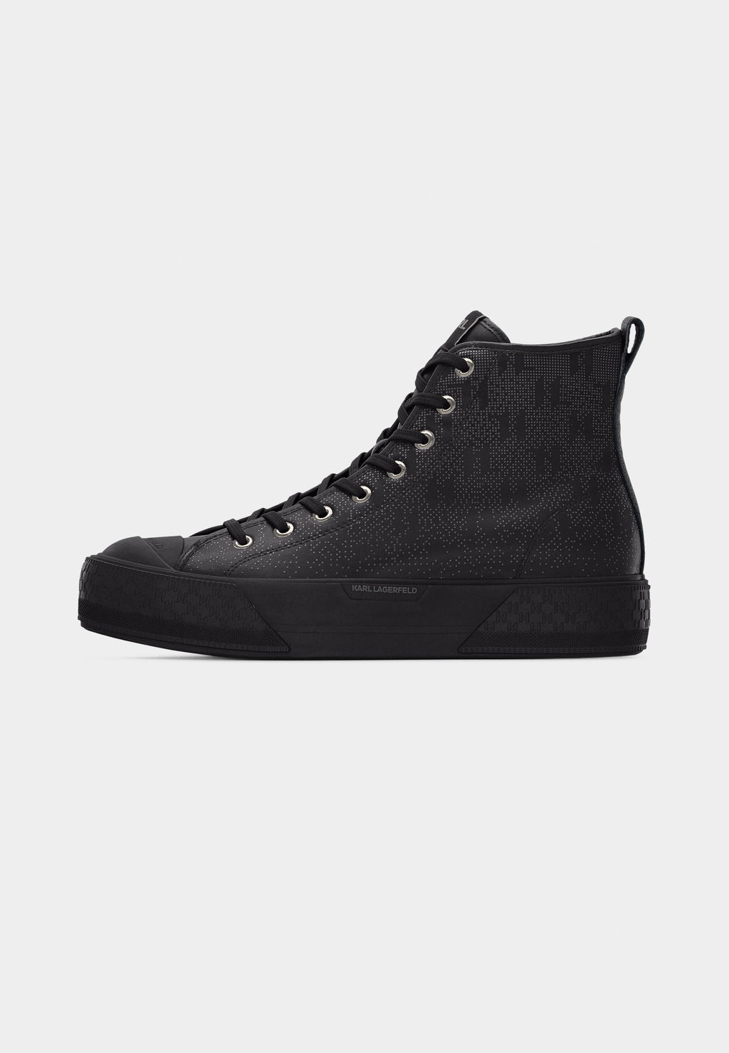 KAMPUS MAX III HI LACE - High-top trainers - black/dark grey