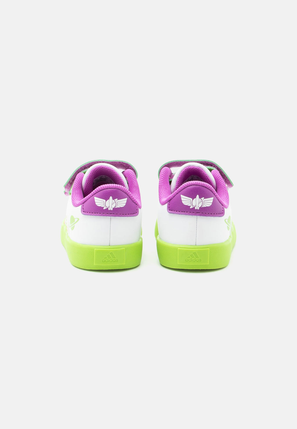 COURT BUZZ UNISEX - Road running shoes - footwear white/semi solar green