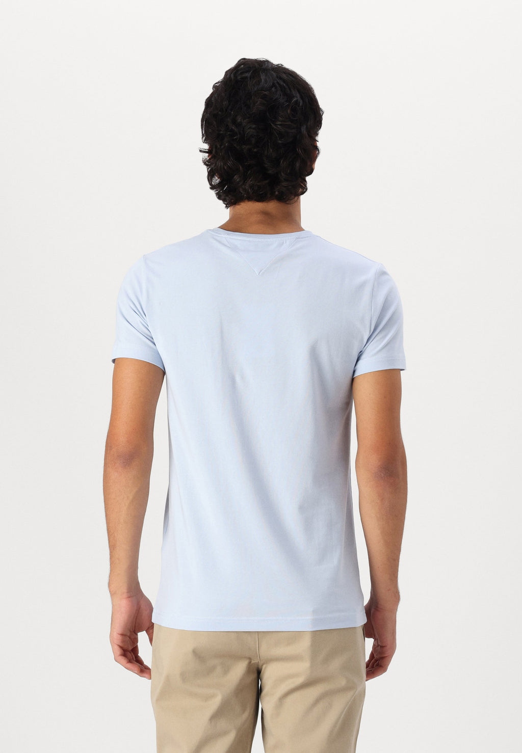 SLIM FIT TEE CORE ESSENTIALS - Basic T-shirt - breezy blue