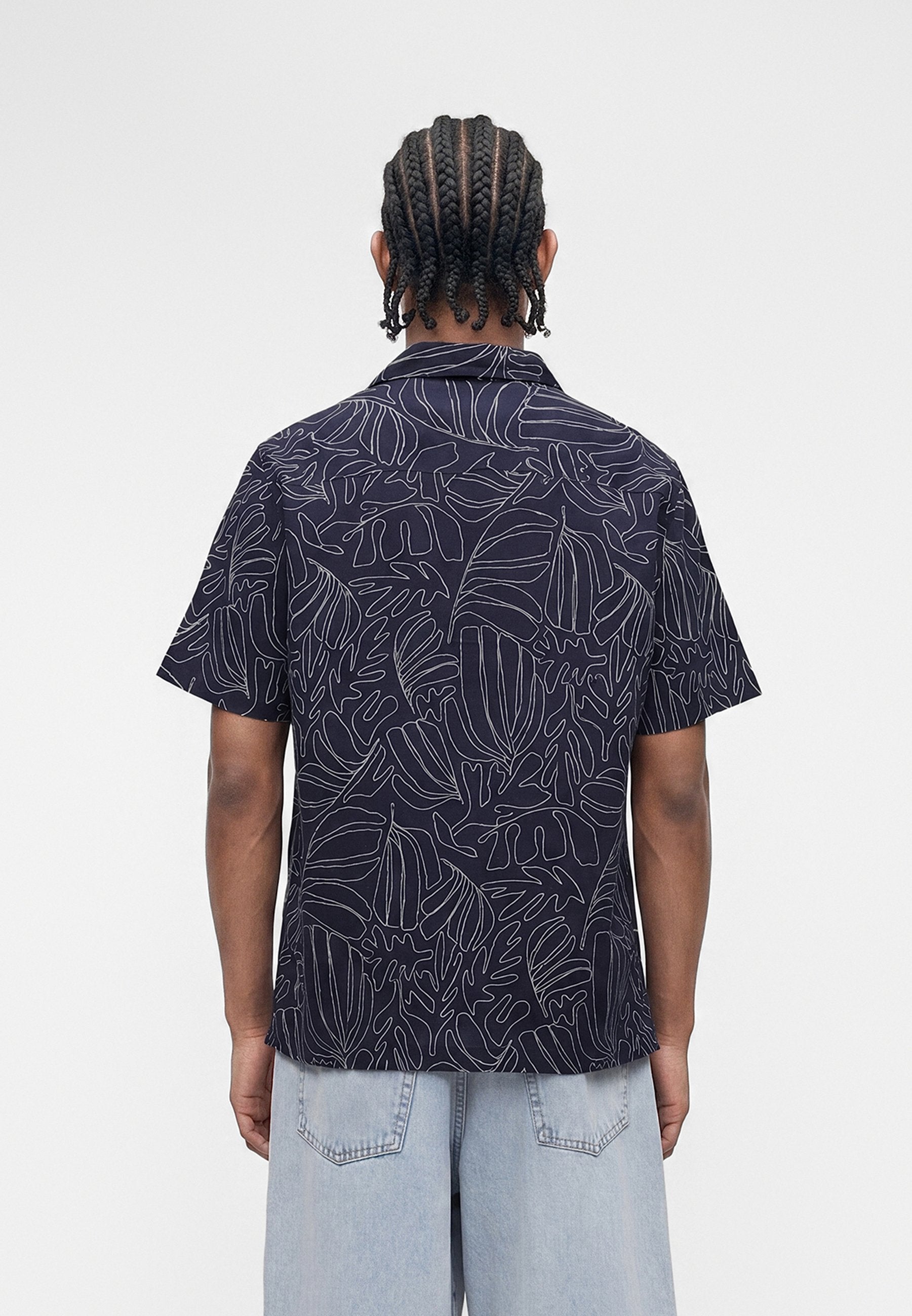 STANDARD RESORT COLLAR - Shirt - navy