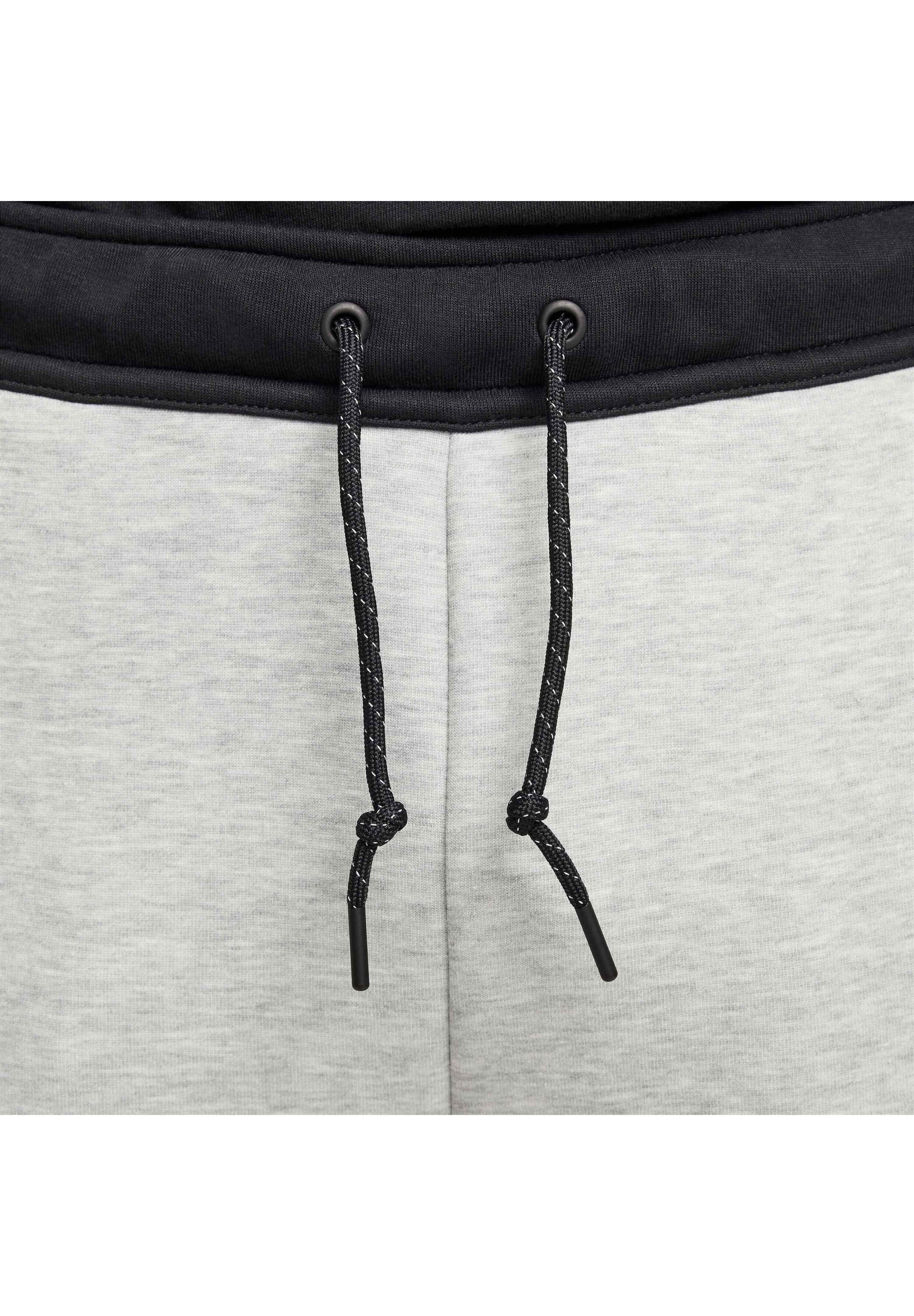 M NK TCH FLC JGGR - Bas de jogging - black dark grey heather black