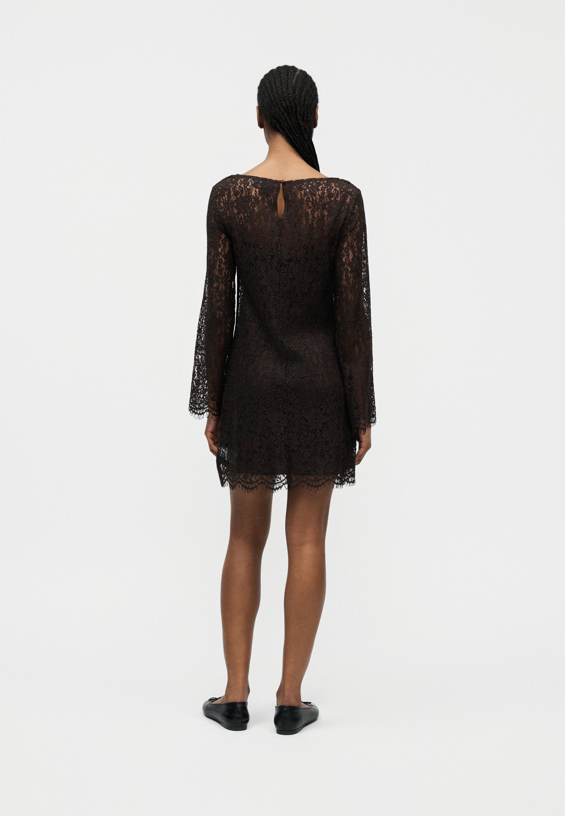 MINI DRESS - Day dress - terra brown