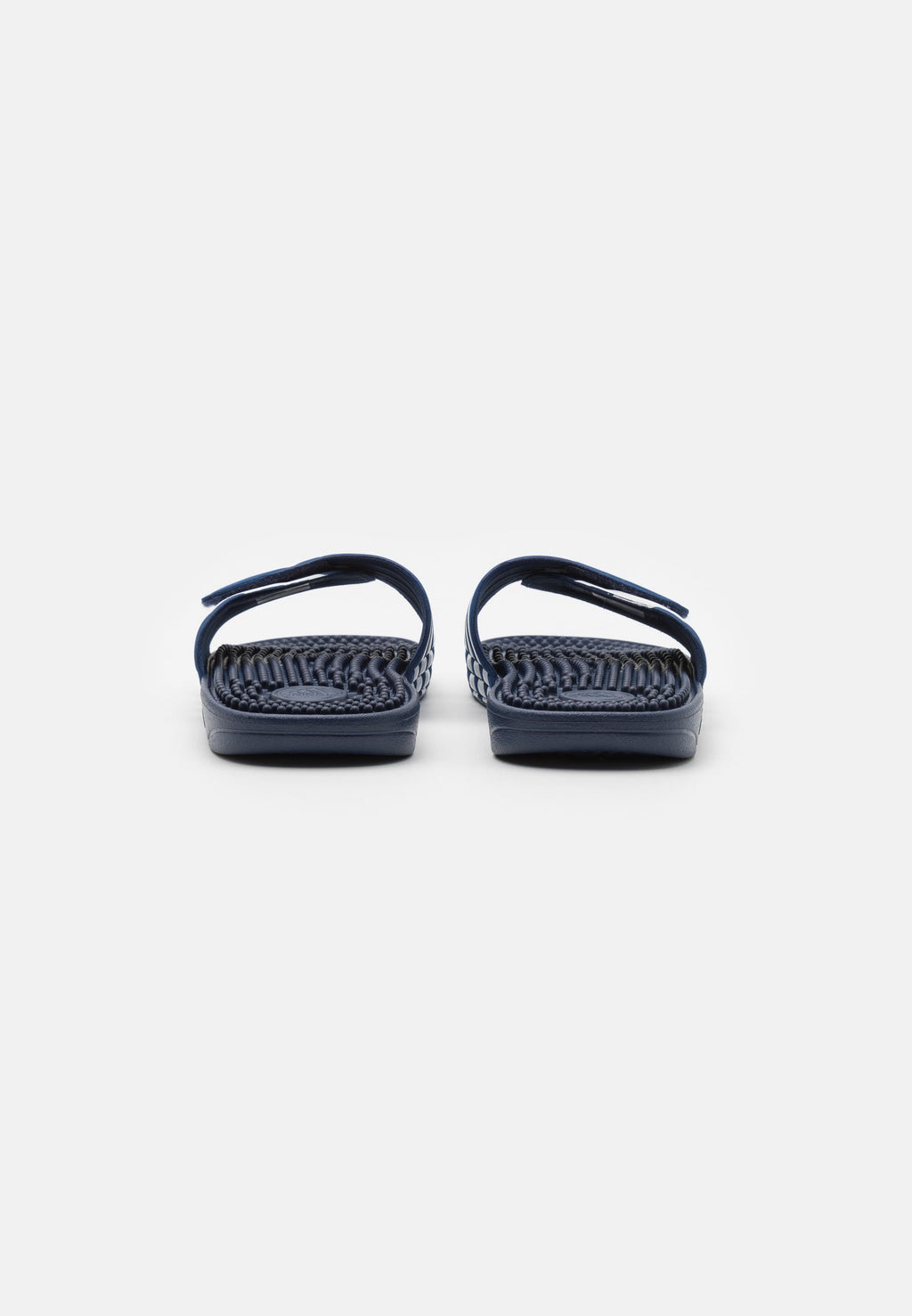 ADISSAGE - Claquettes de piscine - bleu foncé/blanc chaussures