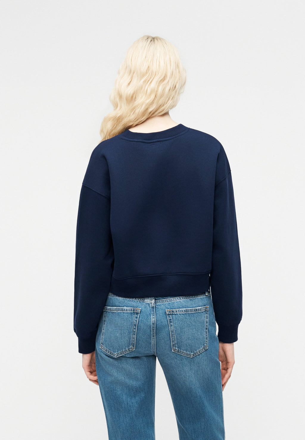 LOGO WEDGE - Sweat-shirt - bleu marine