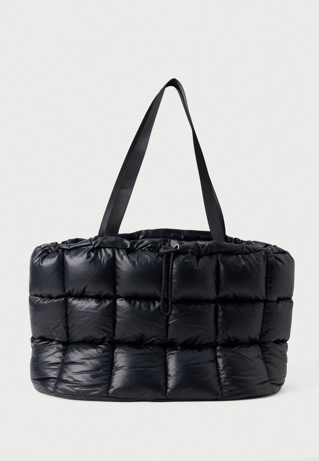PUFFLE TOTE - Tote bag - black/grey