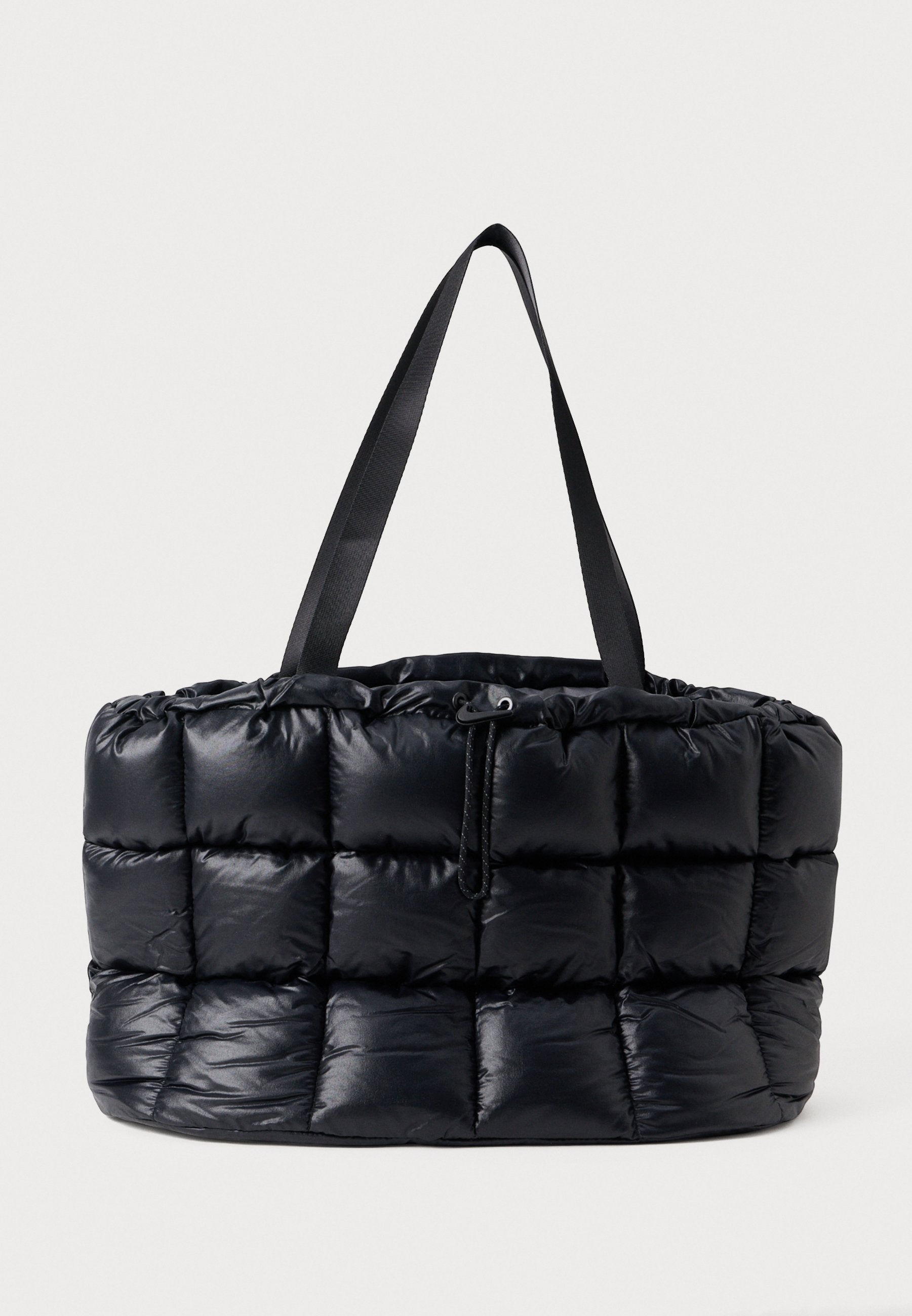 PUFFLE TOTE - Tote bag - black/grey