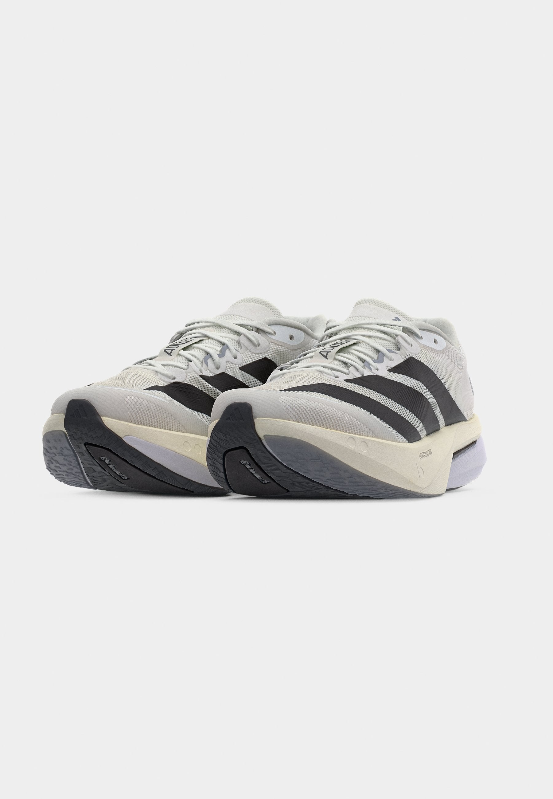 ADIZERO BOSTON 13 M - Chaussures de running sur route - white/core black/dash grey