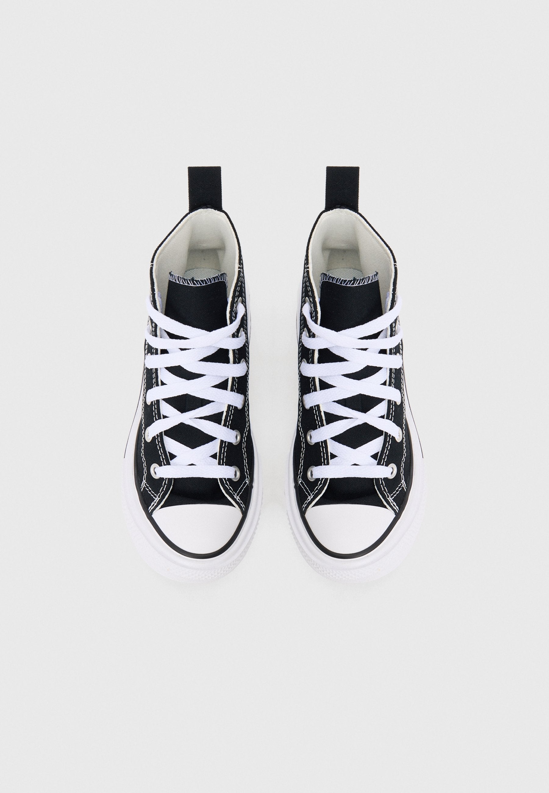 CHUCK TAYLOR ALL STAR LIFT DOUBLE STACK - Uzun bilekli spor ayakkabı - siyah/beyaz/bej