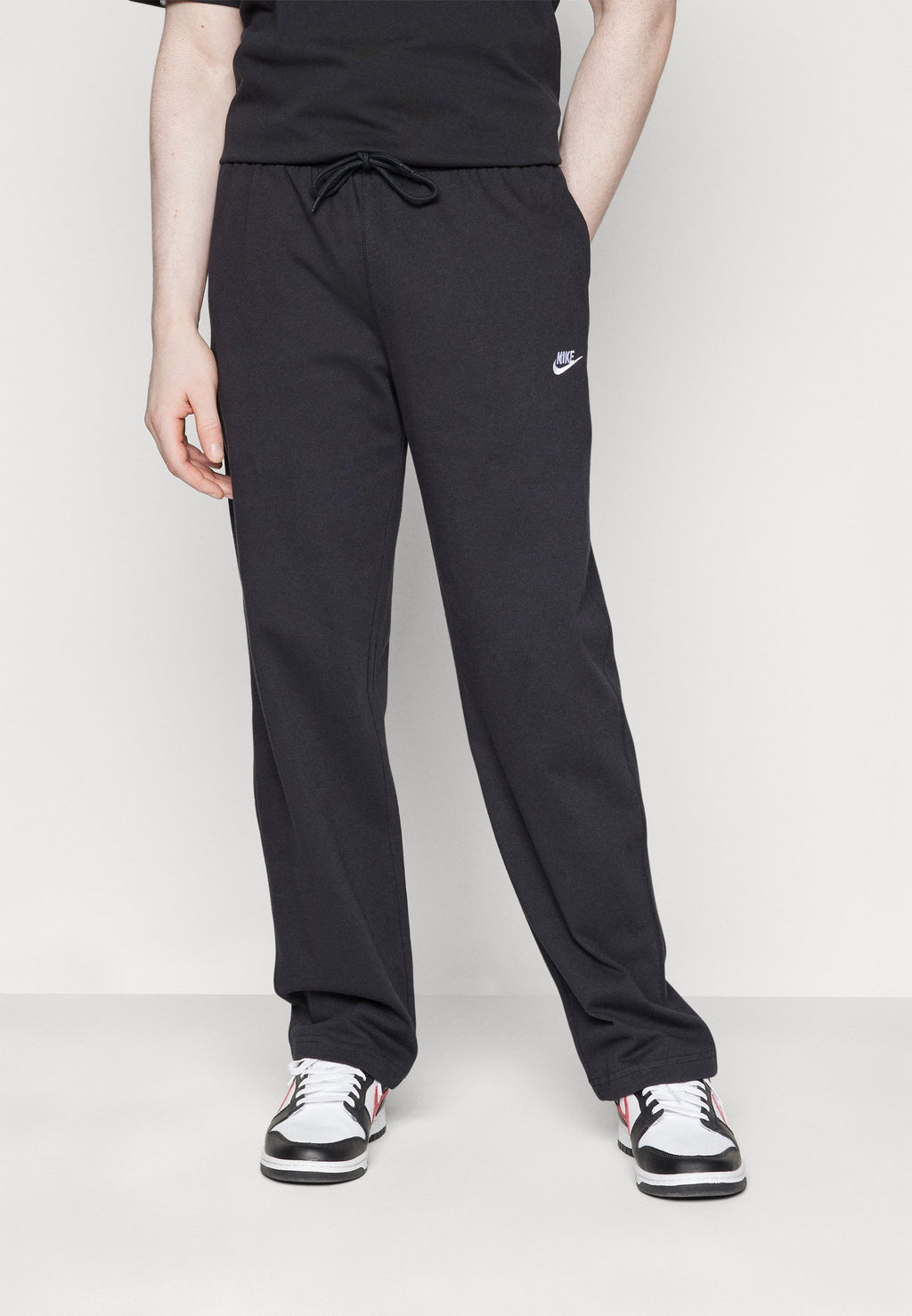 Tracksuit bottoms - black/(white)