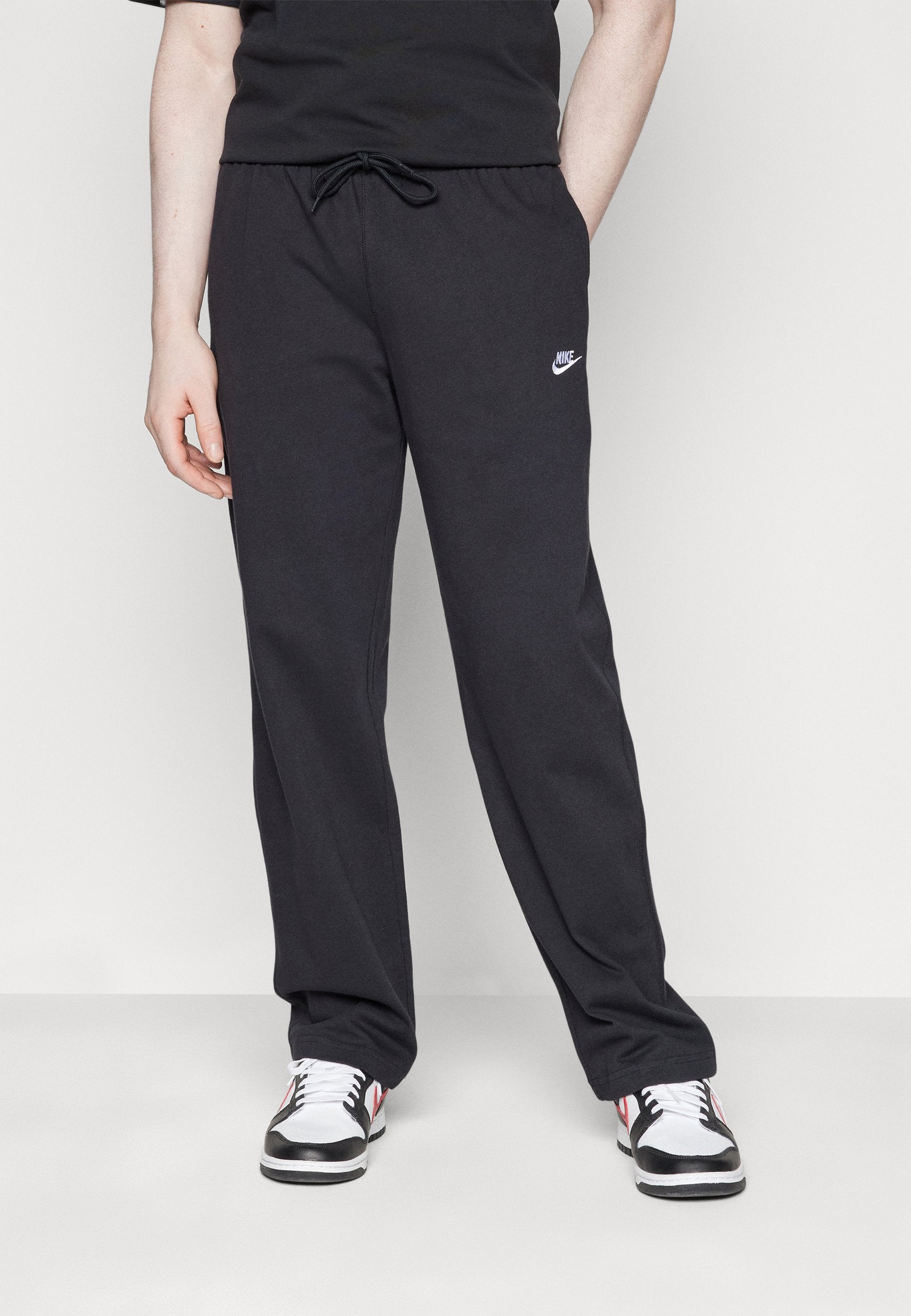 Tracksuit bottoms - black/(white)