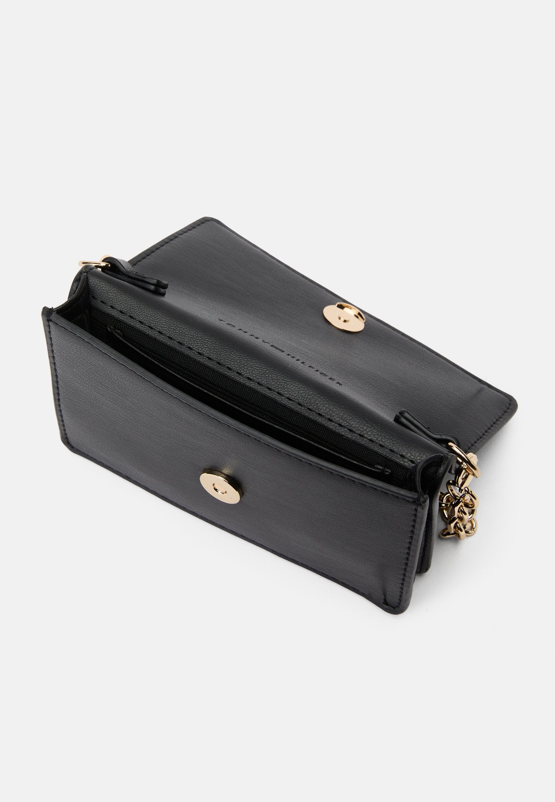 HILFIGER ICON CARD WALLET WITH CHAIN - Clutch - black